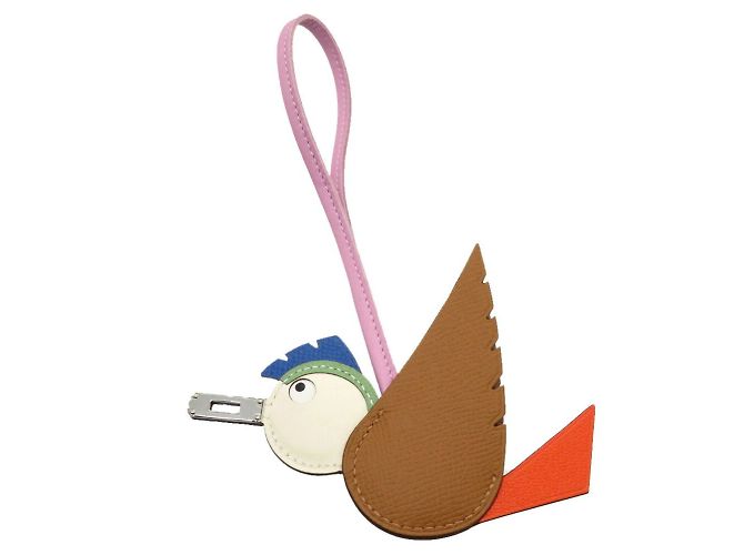 Hermès Portachiavi a forma di placca Hermes Birdie Kelly - vista 2
