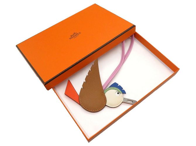 Hermès Portachiavi a forma di placca Hermes Birdie Kelly - vista 3