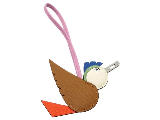 Hermès Portachiavi a forma di placca Hermes Birdie Kelly - vista 4