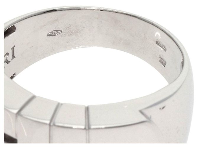 Bulgari Anillo Parentesi Bvlgari en oro blanco de 18K - vista 8
