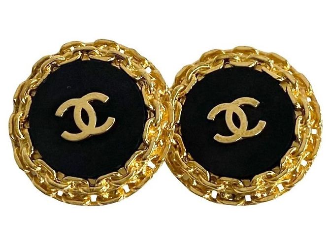 Orecchini a clip con motivo a catena Coco Mark di Chanel D'oro - vista 2