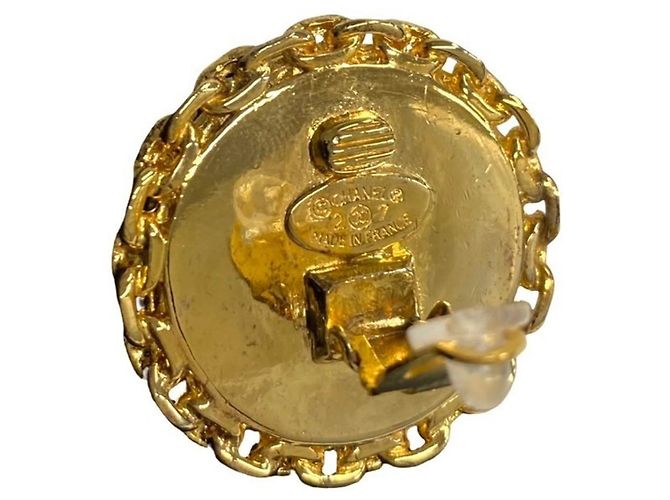 Orecchini a clip con motivo a catena Coco Mark di Chanel D'oro - vista 3