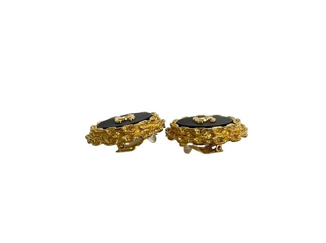 Orecchini a clip con motivo a catena Coco Mark di Chanel D'oro - vista 4