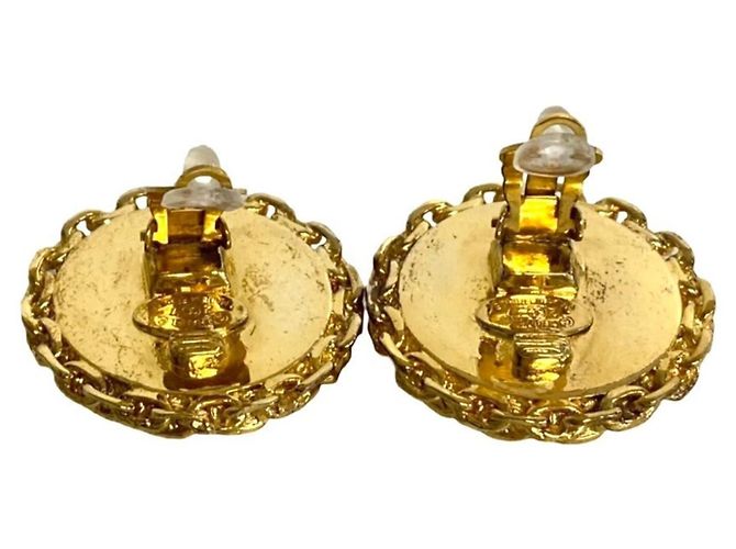 Orecchini a clip con motivo a catena Coco Mark di Chanel D'oro - vista 5