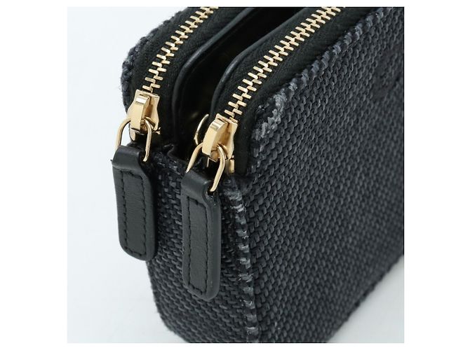 Portafoglio a catena Deauville di Chanel Blu navy - vista 10
