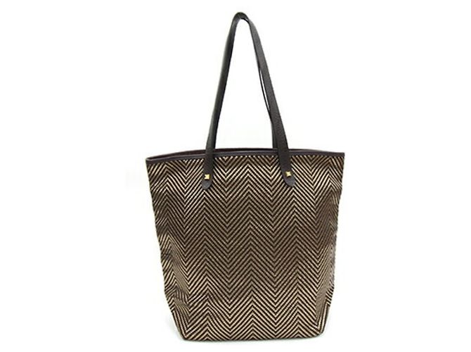 Hermès Borsa tote MM Chennai Hermes Kaba Marrone scuro - vista 2