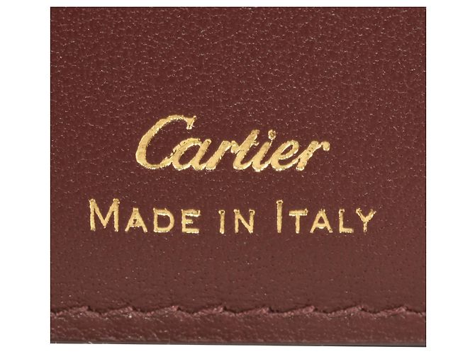 Cartera Larga Must Do de Cartier en Cuero Rojo Roja - vista 7