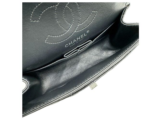 Timeless Borsa a spalla con catena Matelassé Chanel Grigio antracite - vista 13