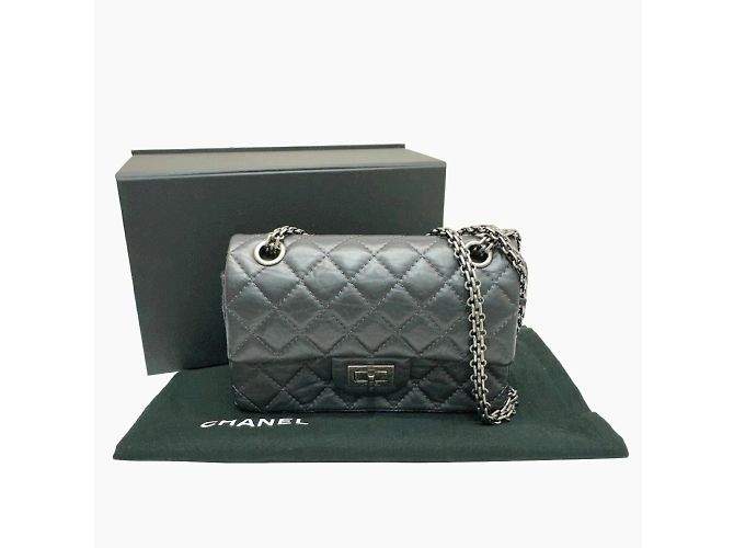Timeless Borsa a spalla con catena Matelassé Chanel Grigio antracite - vista 15