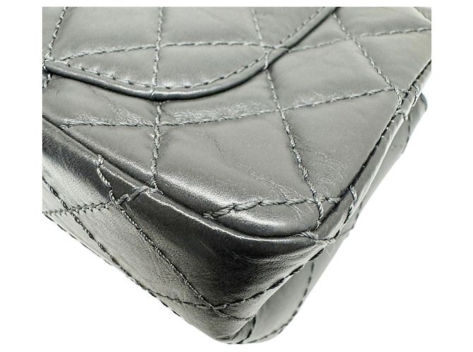 Timeless Borsa a spalla con catena Matelassé Chanel Grigio antracite - vista 8