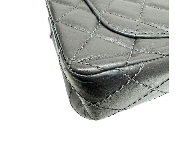 Timeless Borsa a spalla con catena Matelassé Chanel Grigio antracite - vista 9