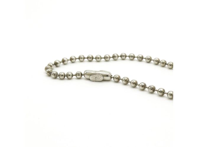 Collana di bambola Chanel Mademoiselle Nero Argento Beige - vista 8
