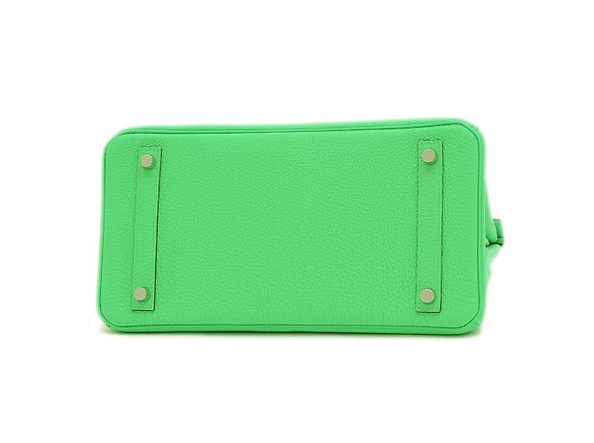 Sac à main Hermès Birkin 30 en cuir Togo Vert - vue 6