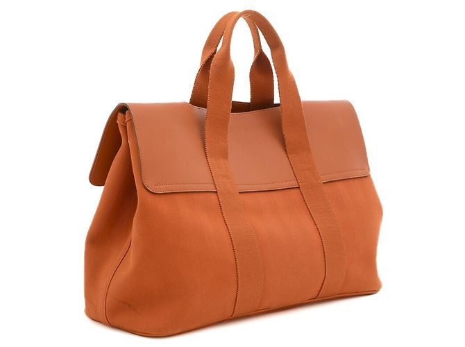 Hermès Borsa Hermes Valparaiso MM Arancione - vista 2