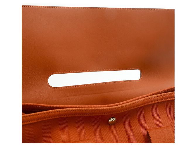 Hermès Borsa Hermes Valparaiso MM Arancione - vista 5