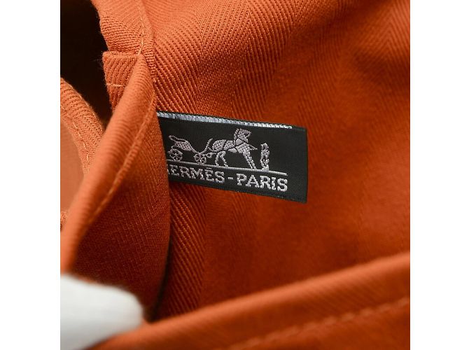 Hermès Borsa Hermes Valparaiso MM Arancione - vista 6