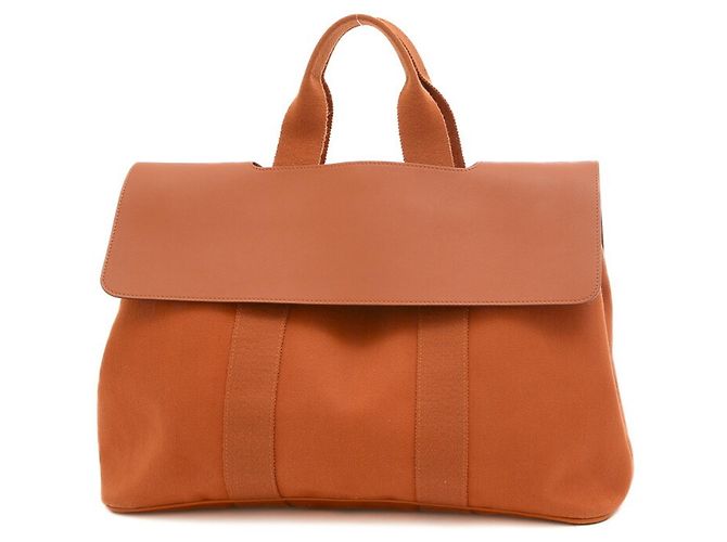 Hermès Borsa Hermes Valparaiso MM Arancione - vista 9