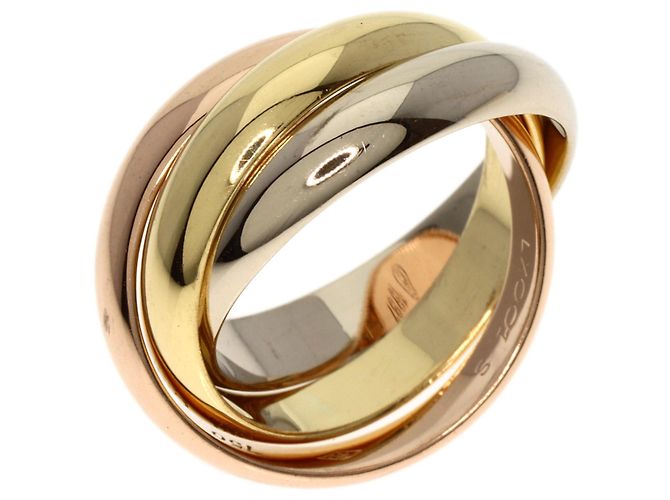 Anillo Cartier Trinity #48 en oro amarillo de 18 quilates - vista 2