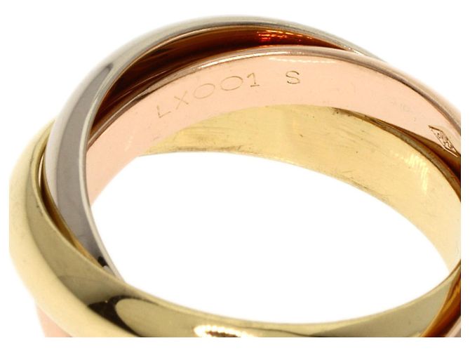 Anillo Cartier Trinity #48 en oro amarillo de 18 quilates - vista 4