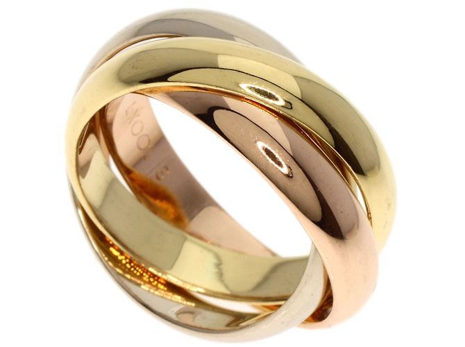 Anillo Cartier Trinity #48 en oro amarillo de 18 quilates - vista 9