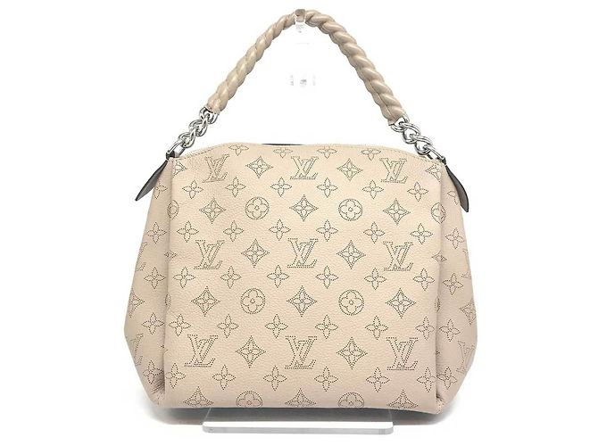 Mahina Babylone Borsa a Spalla Babylon Chain BB di Louis Vuitton Beige - vista 2