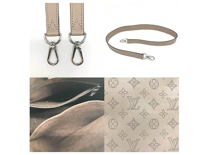 Mahina Babylone Borsa a Spalla Babylon Chain BB di Louis Vuitton Beige - vista 6