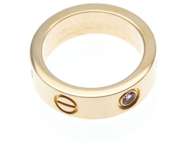 Anello Cartier Love B4064450 in oro rosa - vista 2