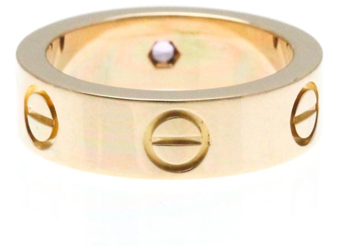 Anello Cartier Love B4064450 in oro rosa - vista 4