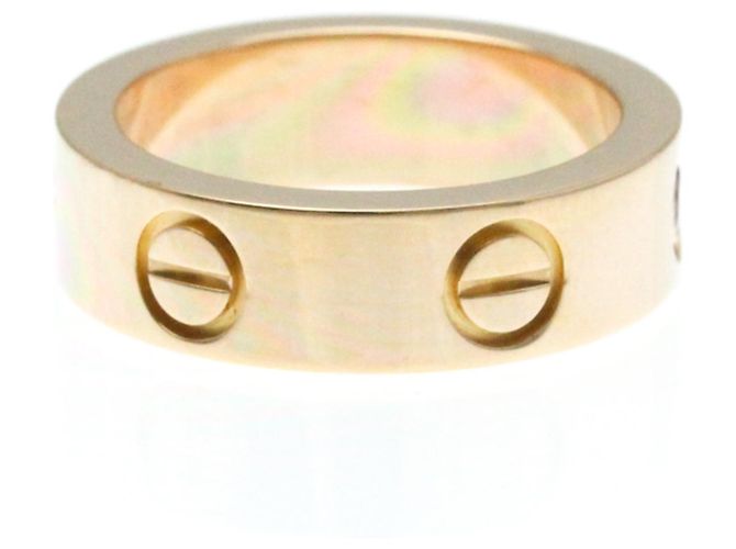 Anello Cartier Love B4064450 in oro rosa - vista 5