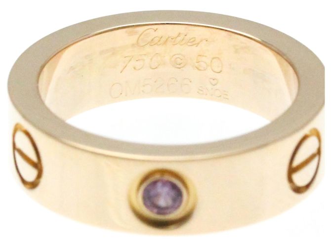 Anello Cartier Love B4064450 in oro rosa - vista 6