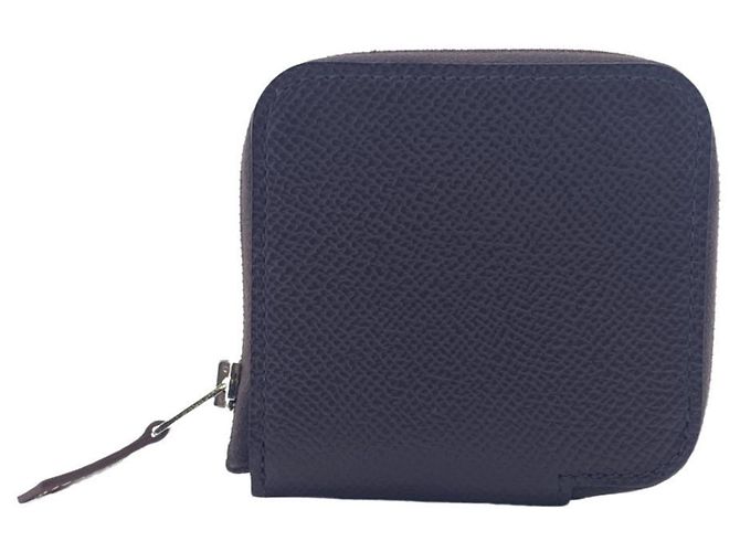Monedero de seda Azap en cuero Epsom de Hermès Castaño Beige - vista 2