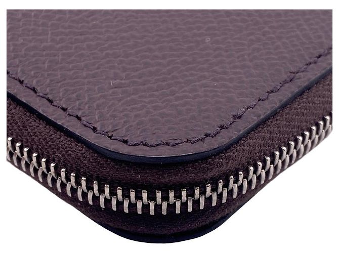 Monedero de seda Azap en cuero Epsom de Hermès Castaño Beige - vista 5