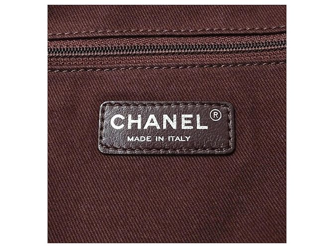 Borsa Tote Chanel Boy in suede nero - vista 7