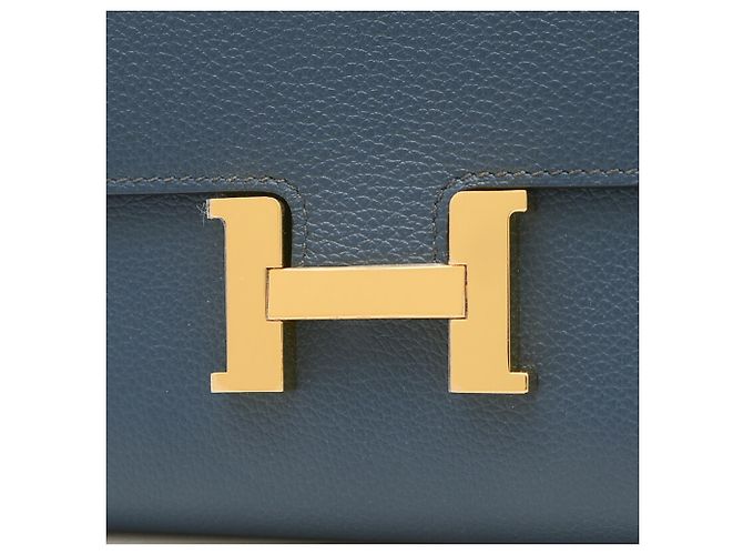 Hermès Cartera larga Hermes Constance To-Go Azul - vista 3