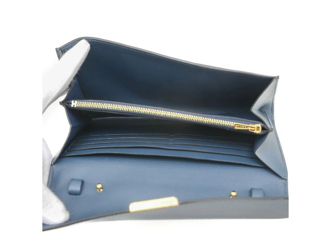Hermès Cartera larga Hermes Constance To-Go Azul - vista 5