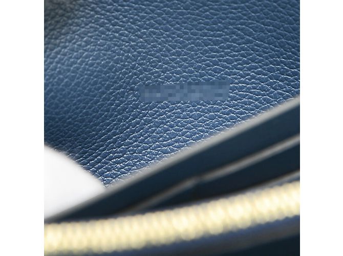Hermès Cartera larga Hermes Constance To-Go Azul - vista 6