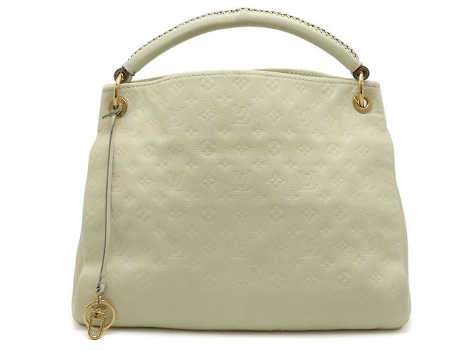 Borsa a Spalla Artsy MM in Monogram Empreinte Louis Vuitton Bianco - vista 2