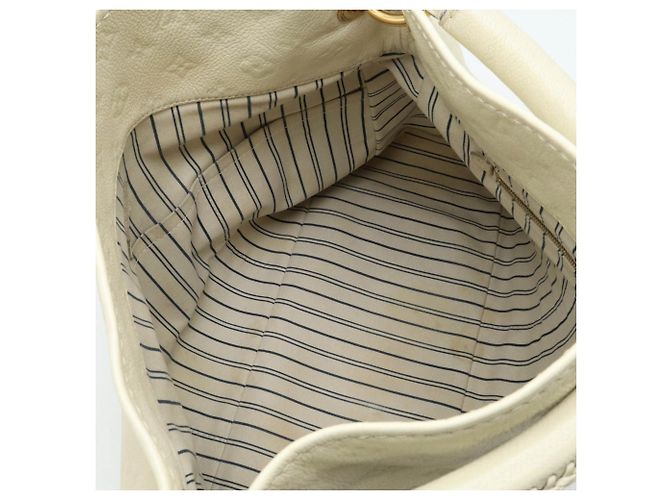 Borsa a Spalla Artsy MM in Monogram Empreinte Louis Vuitton Bianco - vista 6