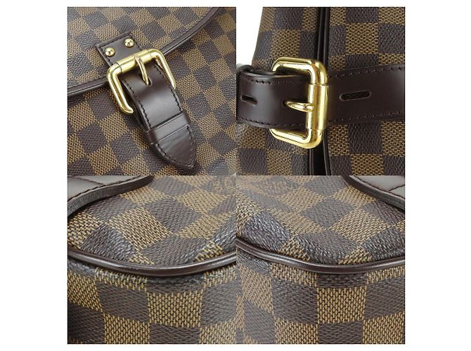 Borsa Louis Vuitton Highbury N51200 Marrone - vista 5