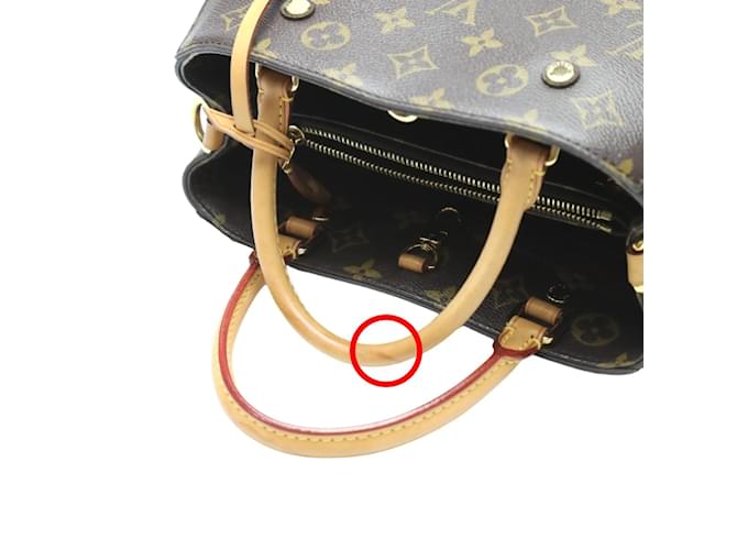 Borsa a Spalla Montaigne BB Monogramma Louis Vuitton Marrone - vista 13