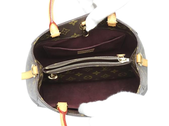 Borsa a Spalla Montaigne BB Monogramma Louis Vuitton Marrone - vista 16