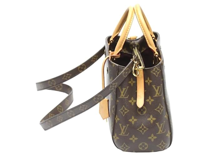 Borsa a Spalla Montaigne BB Monogramma Louis Vuitton Marrone - vista 4