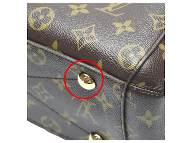 Borsa a Spalla Montaigne BB Monogramma Louis Vuitton Marrone - vista 7