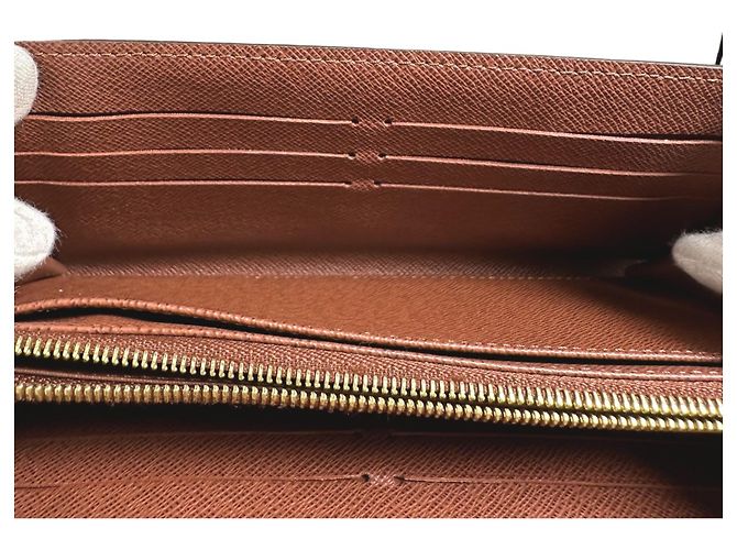Cartera Larga Sarah Monograma Louis Vuitton Castaño - vista 16
