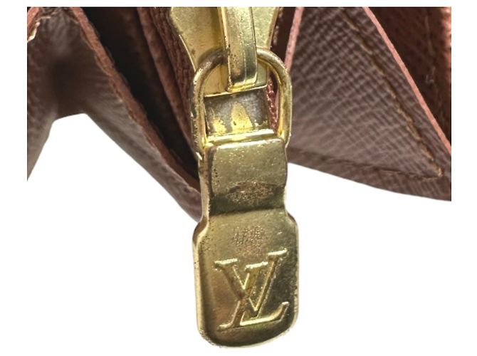 Cartera Larga Sarah Monograma Louis Vuitton Castaño - vista 18