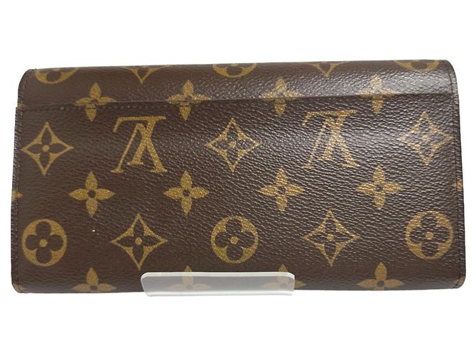 Cartera Larga Sarah Monograma Louis Vuitton Castaño - vista 2