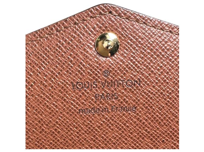 Cartera Larga Sarah Monograma Louis Vuitton Castaño - vista 20