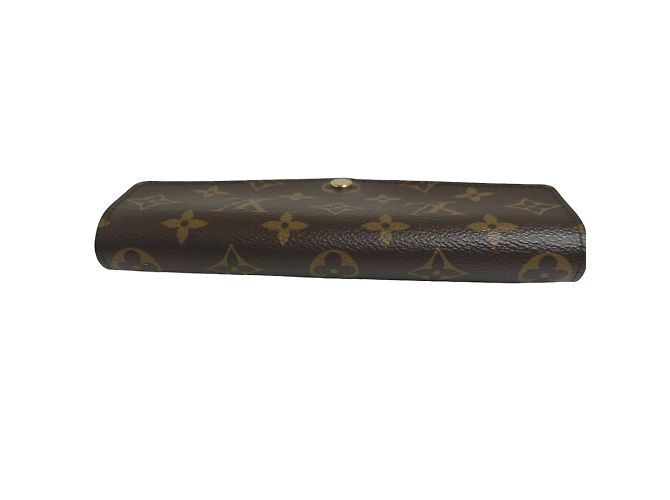 Cartera Larga Sarah Monograma Louis Vuitton Castaño - vista 6