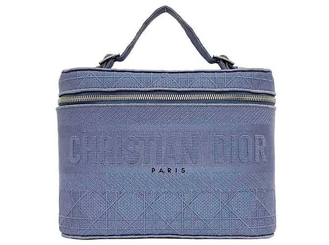 Hellblaue Canvas-Handtasche Christian Dior - Ansicht 2