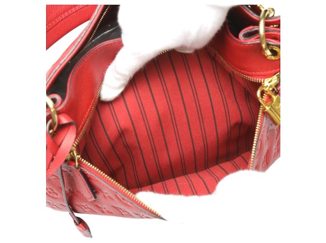 Bolsa Spontini em Monogram Empreinte Louis Vuitton Vermelho - vista 11